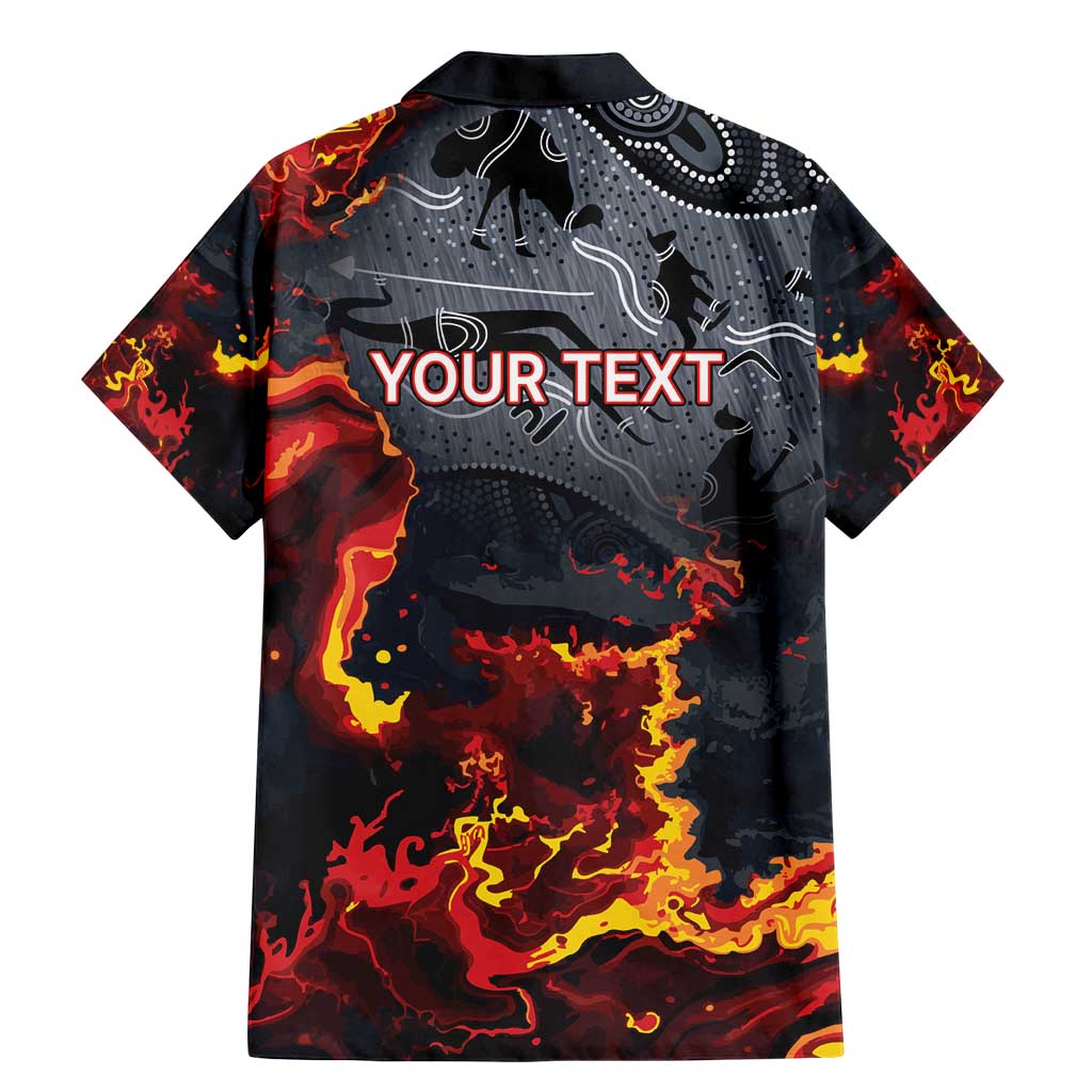 Australia Bushfire Aboriginal Personalised Family Matching Mermaid Dress and Hawaiian Shirt Fire Dreaming Healing Country - Aussie Hoodie