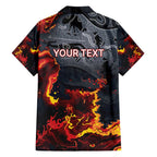Australia Bushfire Aboriginal Personalised Family Matching Off Shoulder Maxi Dress and Hawaiian Shirt Fire Dreaming Healing Country - Aussie Hoodie