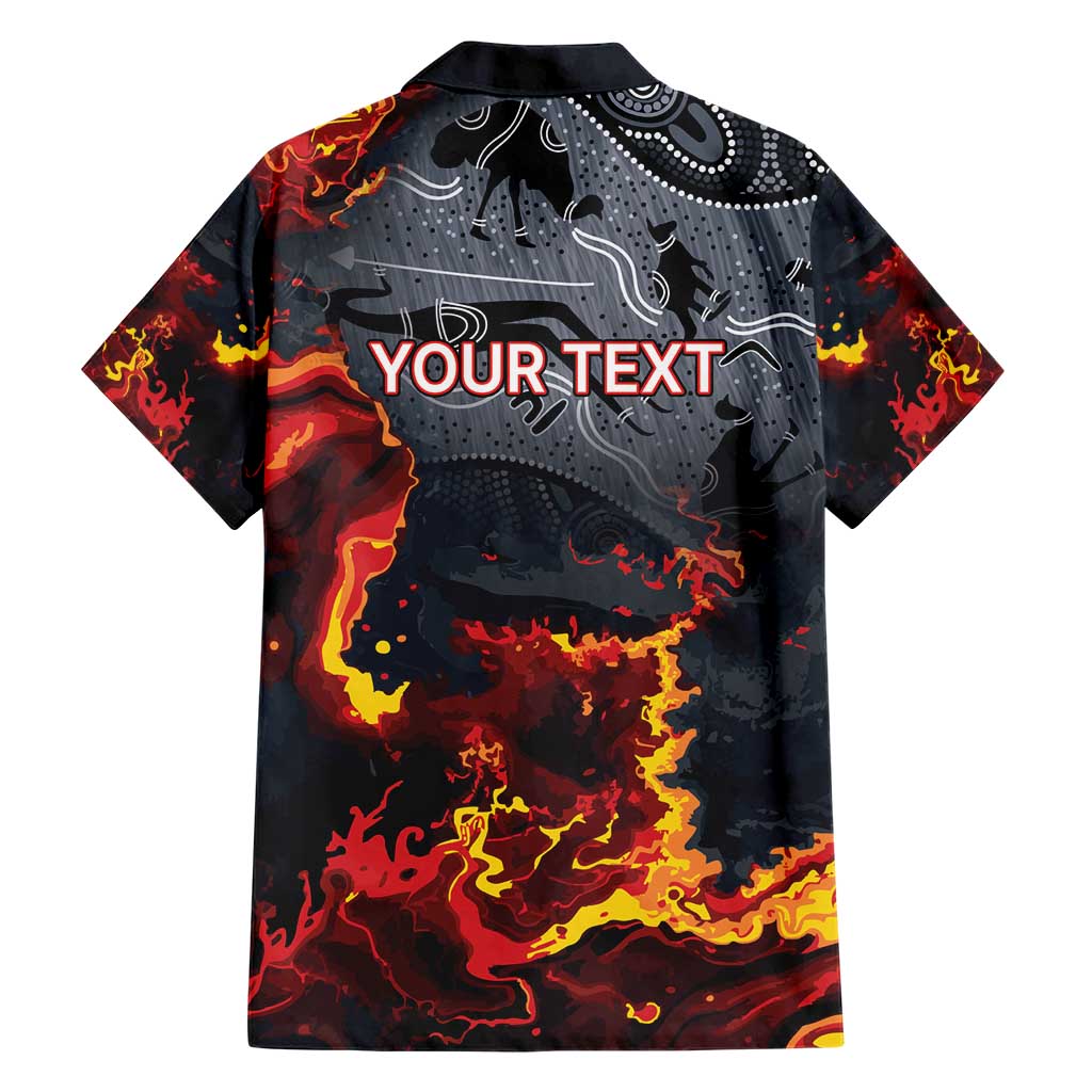 Australia Bushfire Aboriginal Personalised Family Matching Short Sleeve Bodycon Dress and Hawaiian Shirt Fire Dreaming Healing Country - Aussie Hoodie