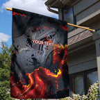 Australia Bushfire Aboriginal Personalised Garden Flag Fire Dreaming Healing Country - Aussie Hoodie