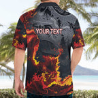Australia Bushfire Aboriginal Personalised Hawaiian Shirt Fire Dreaming Healing Country - Aussie Hoodie