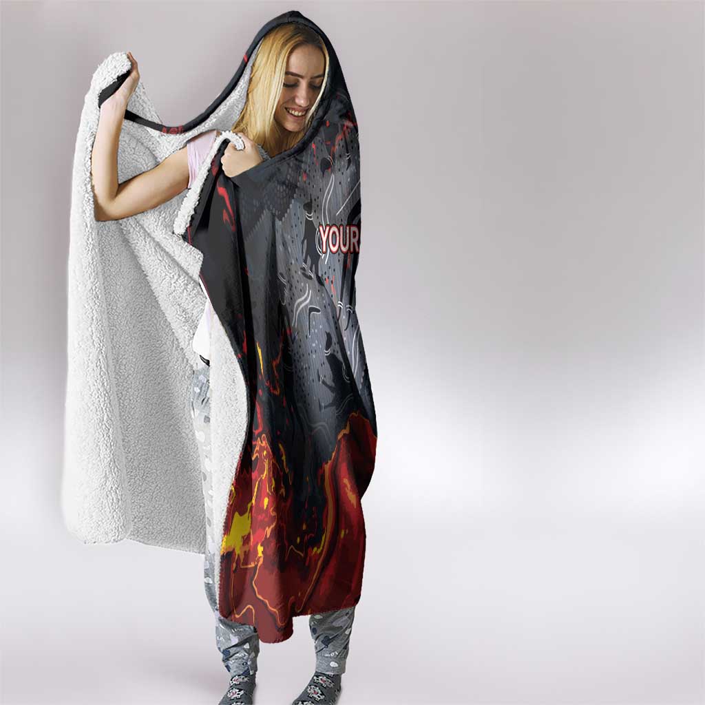 Australia Bushfire Aboriginal Personalised Hooded Blanket Fire Dreaming Healing Country - Aussie Hoodie