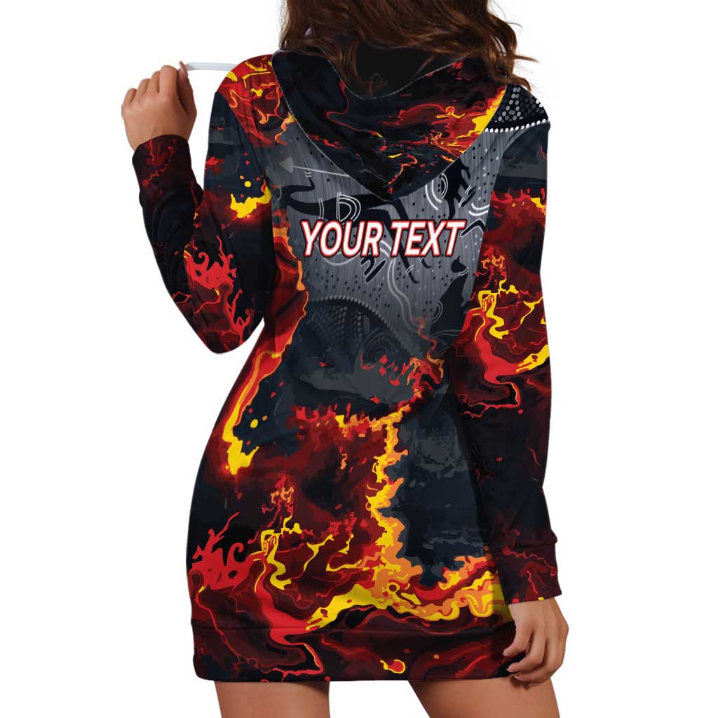 Australia Bushfire Aboriginal Personalised Hoodie Dress Fire Dreaming Healing Country - Aussie Hoodie