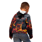 Australia Bushfire Aboriginal Personalised Kid Hoodie Fire Dreaming Healing Country - Aussie Hoodie