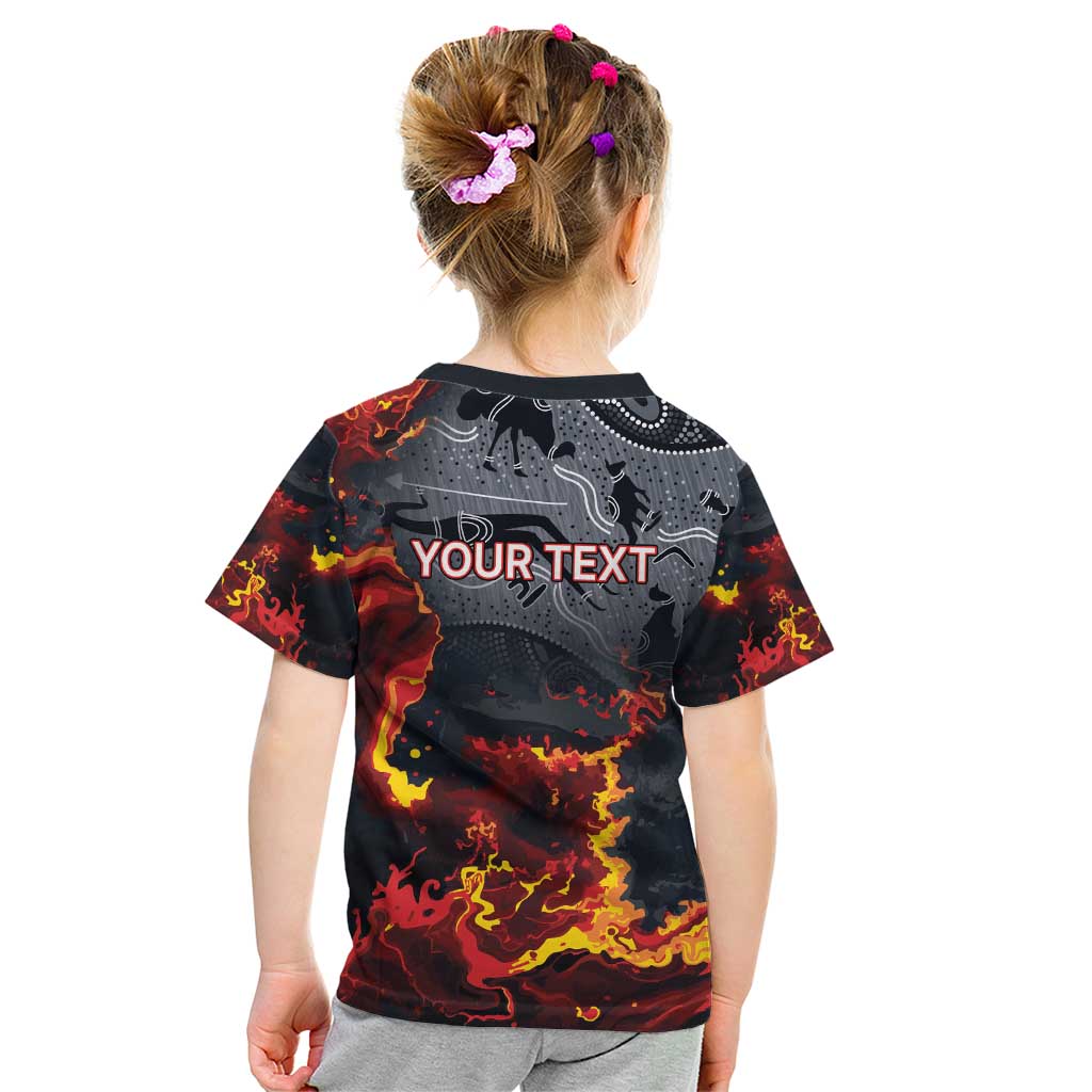 Australia Bushfire Aboriginal Personalised Kid T Shirt Fire Dreaming Healing Country - Aussie Hoodie