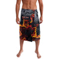 Australia Bushfire Aboriginal Personalised Lavalava Fire Dreaming Healing Country - Aussie Hoodie