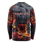 Australia Bushfire Aboriginal Personalised Long Sleeve Shirt Fire Dreaming Healing Country - Aussie Hoodie