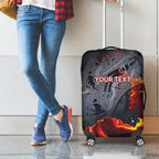 Australia Bushfire Aboriginal Personalised Luggage Cover Fire Dreaming Healing Country - Aussie Hoodie
