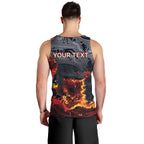 Australia Bushfire Aboriginal Personalised Men Tank Top Fire Dreaming Healing Country - Aussie Hoodie