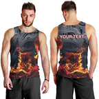 Australia Bushfire Aboriginal Personalised Men Tank Top Fire Dreaming Healing Country - Aussie Hoodie