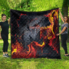 Australia Bushfire Aboriginal Personalised Quilt Fire Dreaming Healing Country - Aussie Hoodie