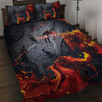 Australia Bushfire Aboriginal Personalised Quilt Bed Set Fire Dreaming Healing Country - Aussie Hoodie
