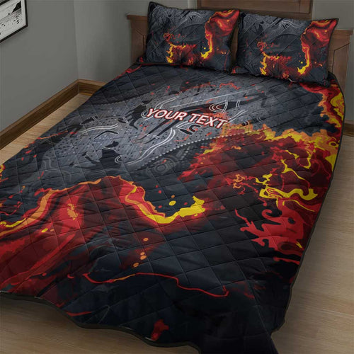 Australia Bushfire Aboriginal Personalised Quilt Bed Set Fire Dreaming Healing Country - Aussie Hoodie