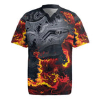 Australia Bushfire Aboriginal Personalised Rugby Jersey Fire Dreaming Healing Country - Aussie Hoodie