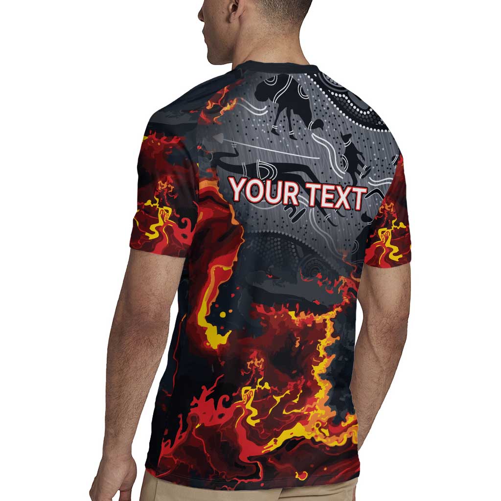 Australia Bushfire Aboriginal Personalised Rugby Jersey Fire Dreaming Healing Country - Aussie Hoodie