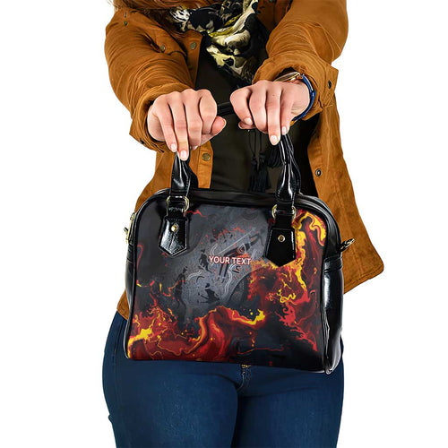 Australia Bushfire Aboriginal Personalised Shoulder Handbag Fire Dreaming Healing Country - Aussie Hoodie