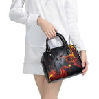 Australia Bushfire Aboriginal Personalised Shoulder Handbag Fire Dreaming Healing Country - Aussie Hoodie