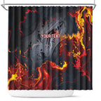Australia Bushfire Aboriginal Personalised Shower Curtain Fire Dreaming Healing Country - Aussie Hoodie