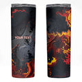 Australia Bushfire Aboriginal Personalised Skinny Tumbler Fire Dreaming Healing Country - Aussie Hoodie
