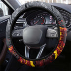 Australia Bushfire Aboriginal Steering Wheel Cover Fire Dreaming Healing Country - Aussie Hoodie