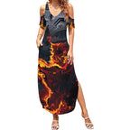 Australia Bushfire Aboriginal Personalised Summer Maxi Dress Fire Dreaming Healing Country - Aussie Hoodie