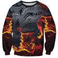 Australia Bushfire Aboriginal Personalised Sweatshirt Fire Dreaming Healing Country - Aussie Hoodie