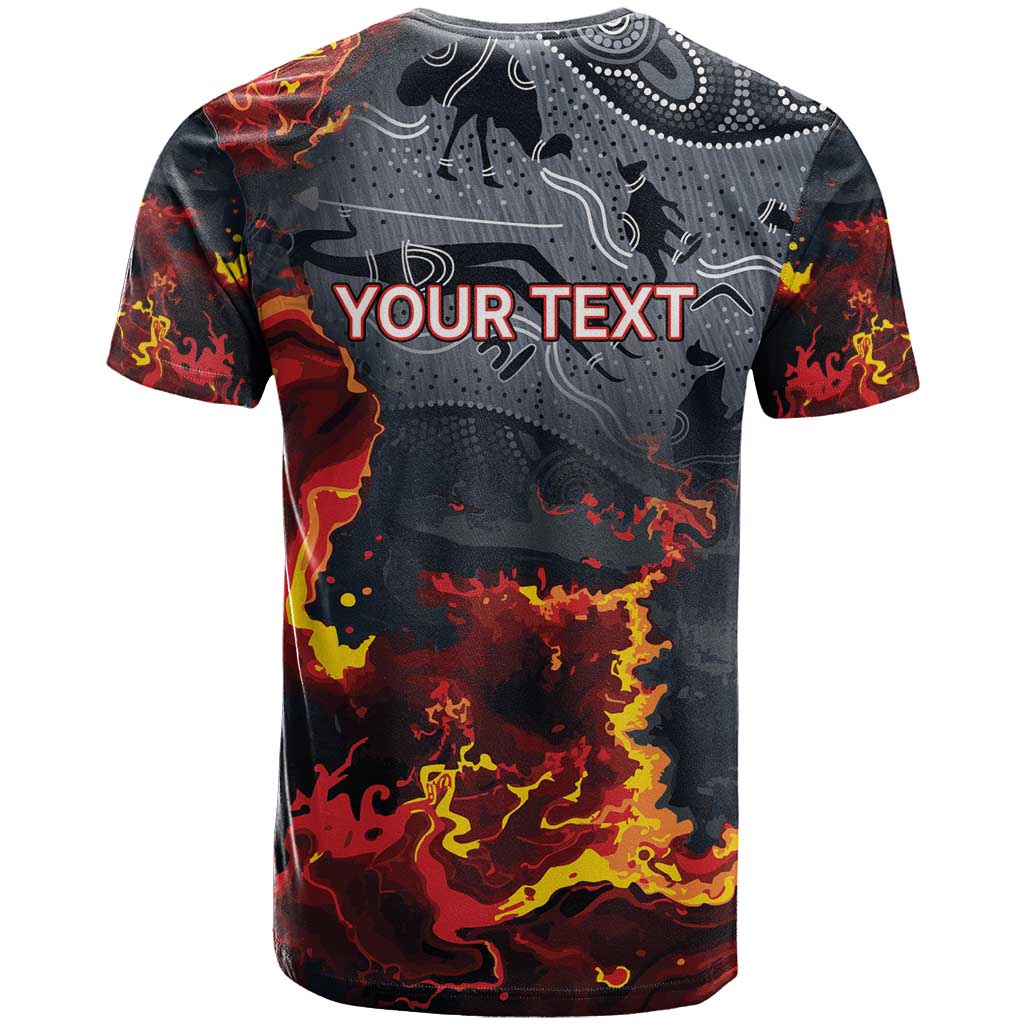 Australia Bushfire Aboriginal Personalised T Shirt Fire Dreaming Healing Country - Aussie Hoodie