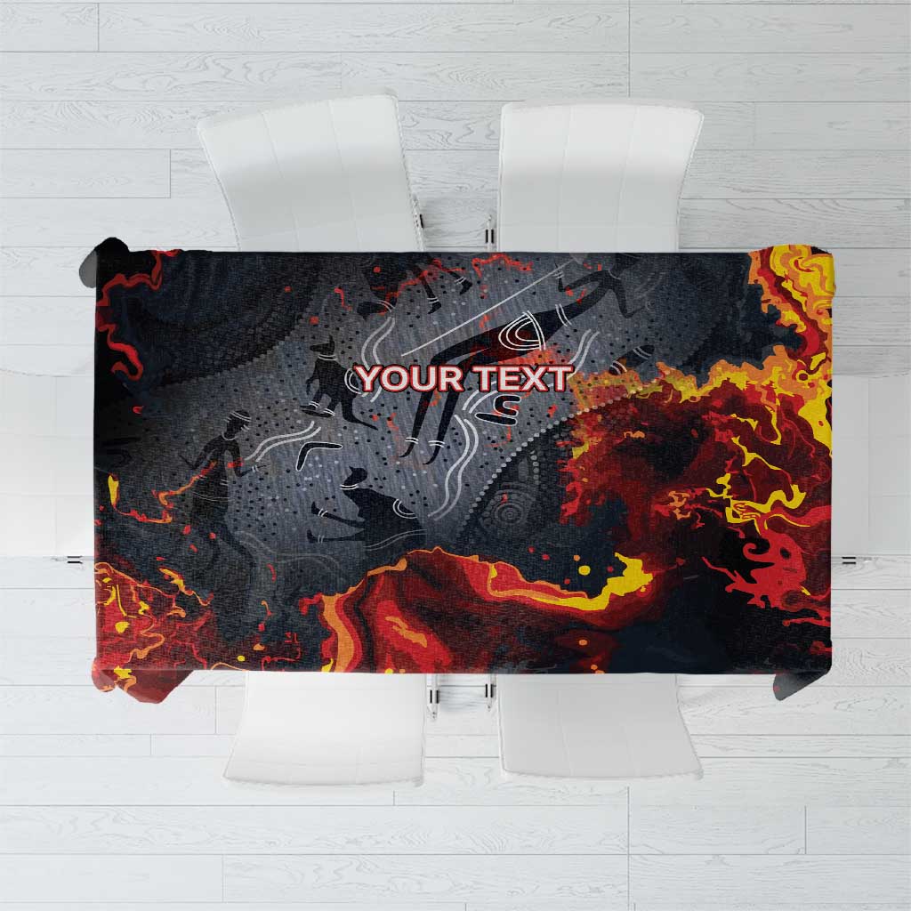 Australia Bushfire Aboriginal Personalised Tablecloth Fire Dreaming Healing Country - Aussie Hoodie