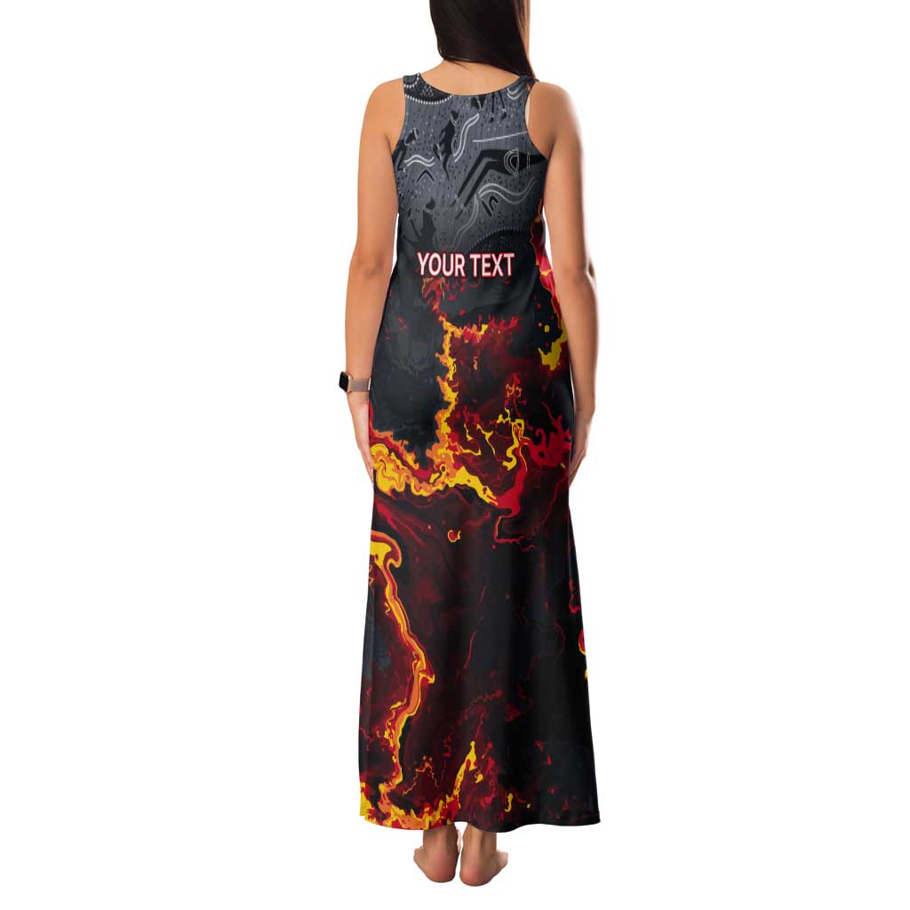 Australia Bushfire Aboriginal Personalised Tank Maxi Dress Fire Dreaming Healing Country - Aussie Hoodie