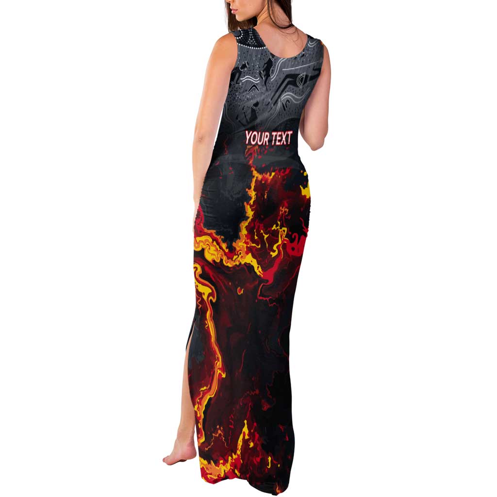 Australia Bushfire Aboriginal Personalised Tank Maxi Dress Fire Dreaming Healing Country - Aussie Hoodie