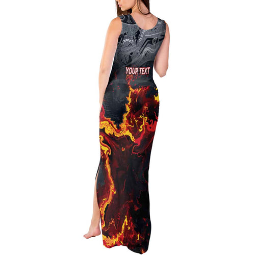 Australia Bushfire Aboriginal Personalised Tank Maxi Dress Fire Dreaming Healing Country - Aussie Hoodie