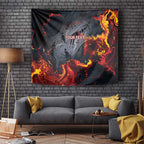 Australia Bushfire Aboriginal Personalised Tapestry Fire Dreaming Healing Country - Aussie Hoodie