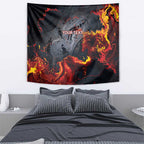 Australia Bushfire Aboriginal Personalised Tapestry Fire Dreaming Healing Country - Aussie Hoodie