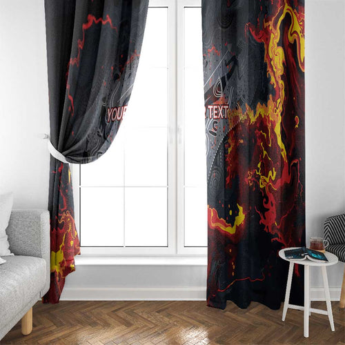 Australia Bushfire Aboriginal Personalised Window Curtain Fire Dreaming Healing Country - Aussie Hoodie