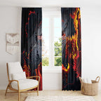 Australia Bushfire Aboriginal Personalised Window Curtain Fire Dreaming Healing Country - Aussie Hoodie