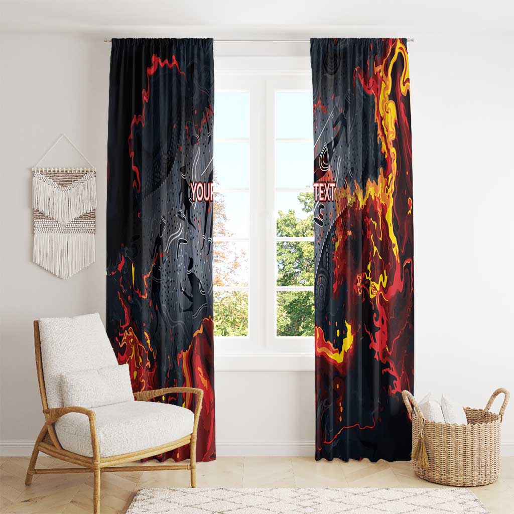 Australia Bushfire Aboriginal Personalised Window Curtain Fire Dreaming Healing Country - Aussie Hoodie