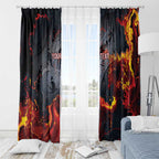 Australia Bushfire Aboriginal Personalised Window Curtain Fire Dreaming Healing Country - Aussie Hoodie