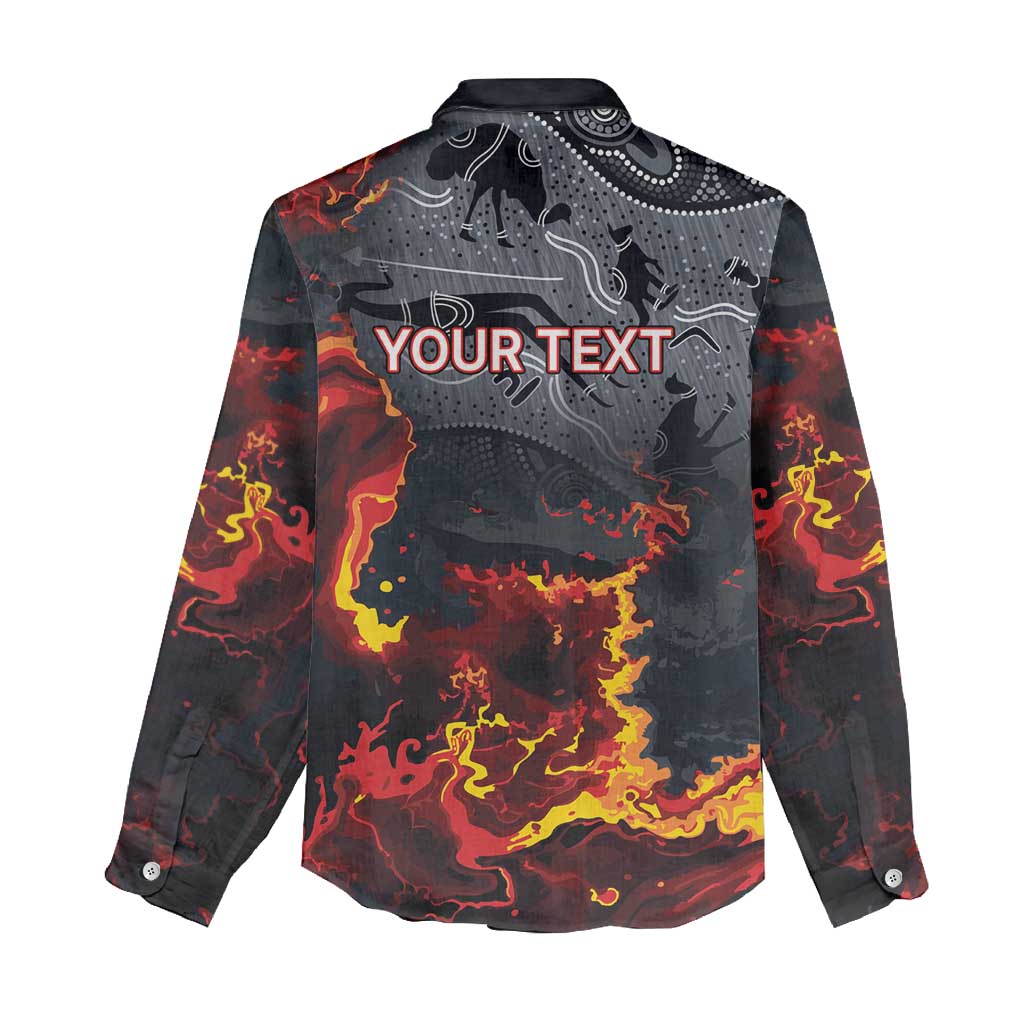Australia Bushfire Aboriginal Personalised Women Casual Shirt Fire Dreaming Healing Country - Aussie Hoodie