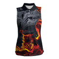 Australia Bushfire Aboriginal Personalised Women Sleeveless Polo Shirt Fire Dreaming Healing Country - Aussie Hoodie