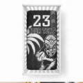 Custom Fiji New Zealand Maori Rugby Baby Bed Cover Make History Together
