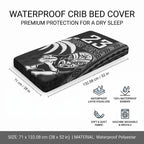 Custom Fiji New Zealand Maori Rugby Baby Bed Cover Make History Together