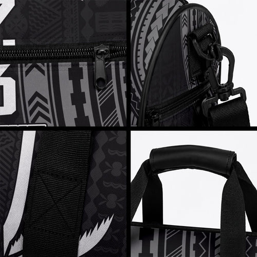 Custom Fiji New Zealand Maori Rugby Duffle Bag Make History Together