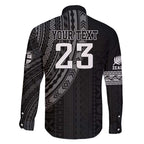 Custom Fiji New Zealand Rugby Family Matching Short Sleeve Bodycon Dress and Hawaiian Shirt Make History Together