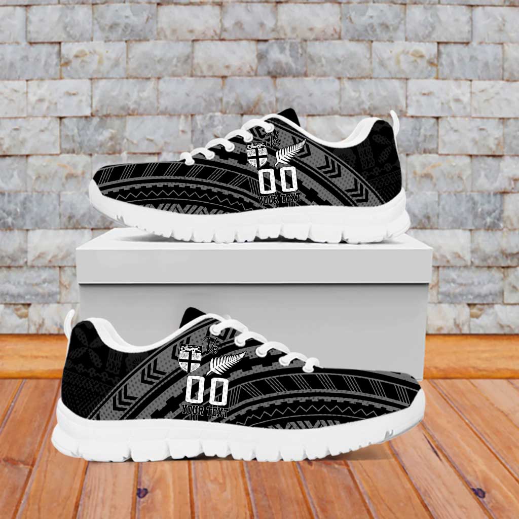 Custom Fiji New Zealand Rugby Sneakers Make History Together LT9