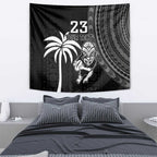 Custom Fiji New Zealand Rugby Tapestry Make History Together