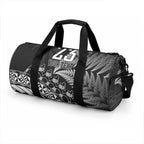 Custom Fiji New Zealand Maori Rugby Duffle Bag Cibi Dance with Black Fern