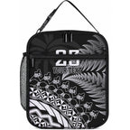 Custom Fiji New Zealand Maori Rugby Lunch Bag Cibi Dance with Black Fern