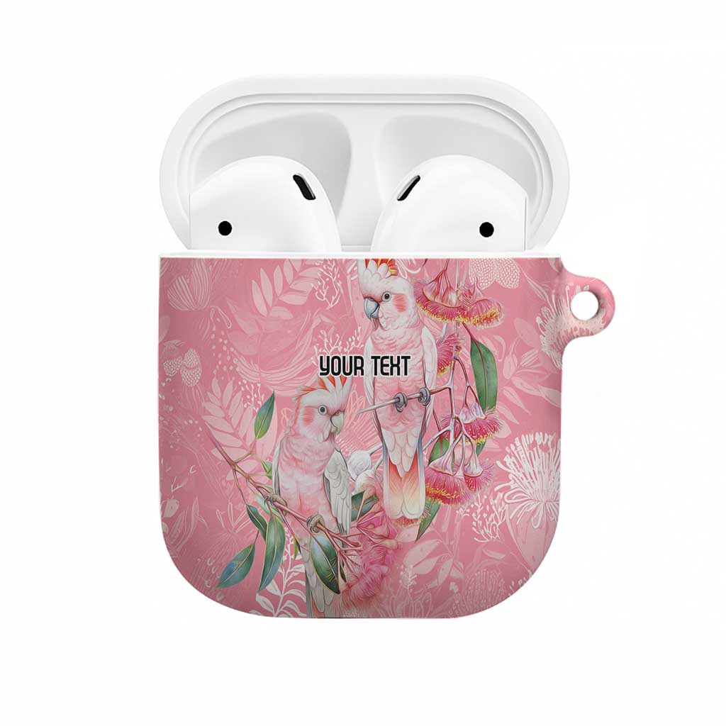 Personalised Galah Cockatoo Eucalyptus Flowers AirPods Case Australian Breast Cancer Spirit - Aussie Hoodie