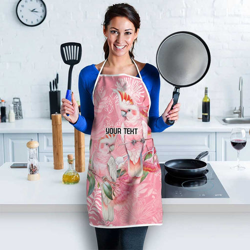 Personalised Galah Cockatoo Eucalyptus Flowers Apron Australian Breast Cancer Spirit - Aussie Hoodie