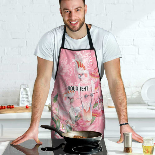 Personalised Galah Cockatoo Eucalyptus Flowers Apron Australian Breast Cancer Spirit - Aussie Hoodie